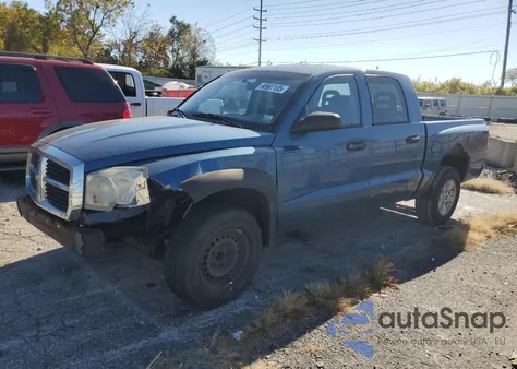 2006 Dodge Dakota Quad Slt from USA, damaged, VIN 1D7HE48K76S702255
